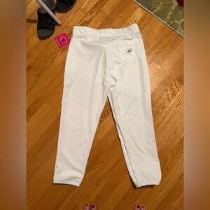 White Women's Softball pants